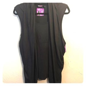 Shape Wear Slimming Black Tank With Layering NWT